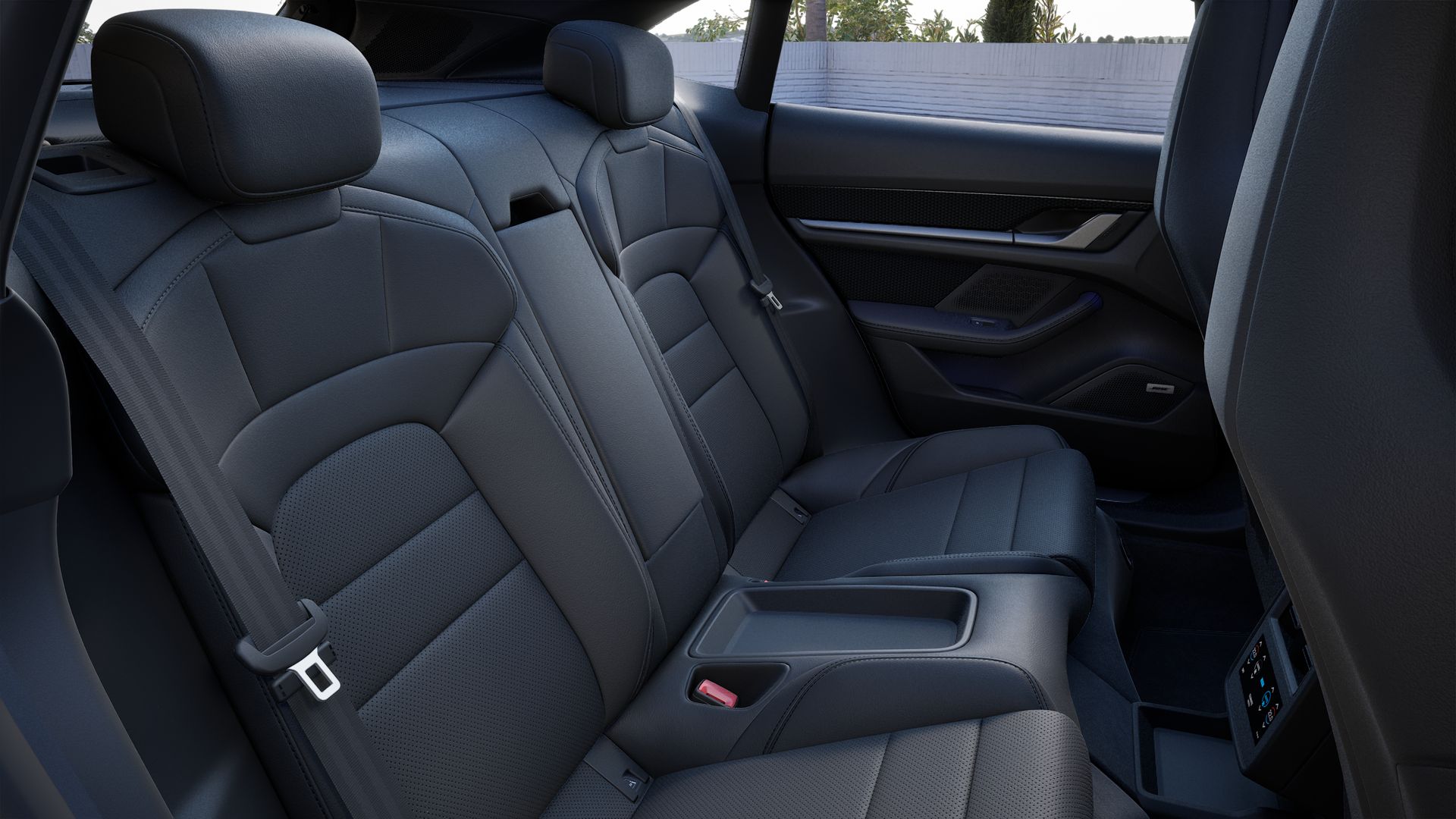 Vista interior de su Taycan 4S Cross Turismo