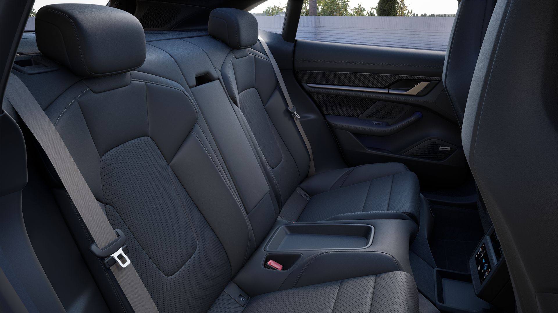 Vista interior de su Taycan Turbo Cross Turismo