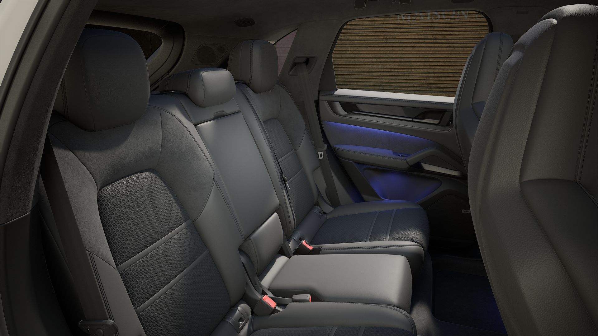Interior view of Cayenne GTS