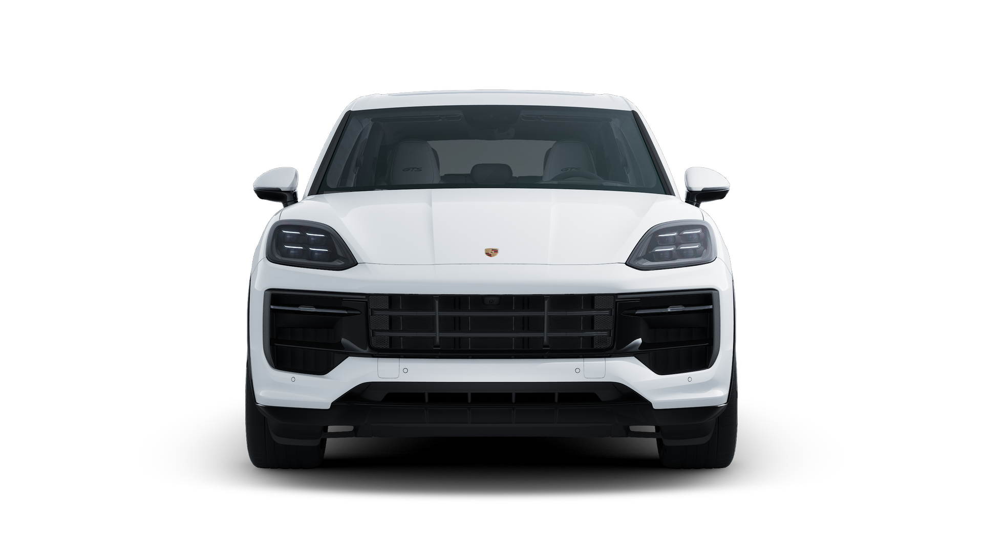 Exterior view of Cayenne GTS showing the front of the car