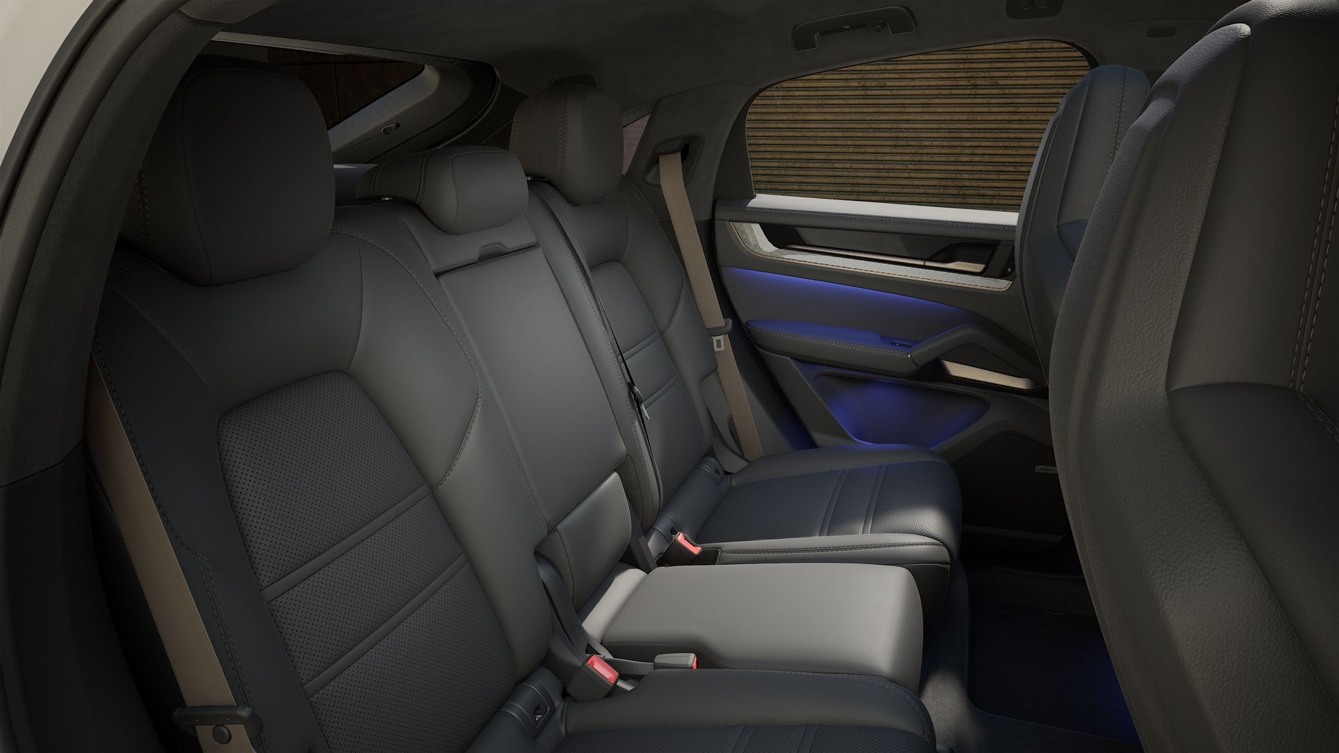 Interior view of Cayenne Turbo E-Hybrid Coupé