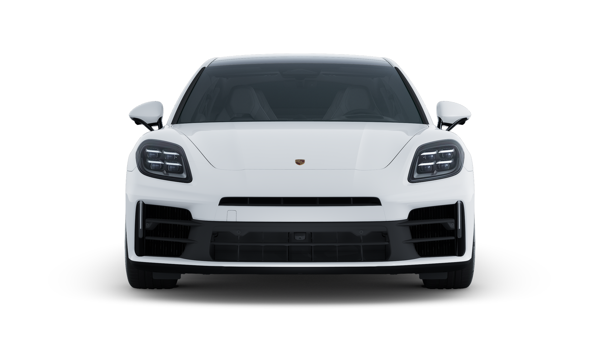 Exterior view of Panamera 4 E-Hybrid showing the front of the car