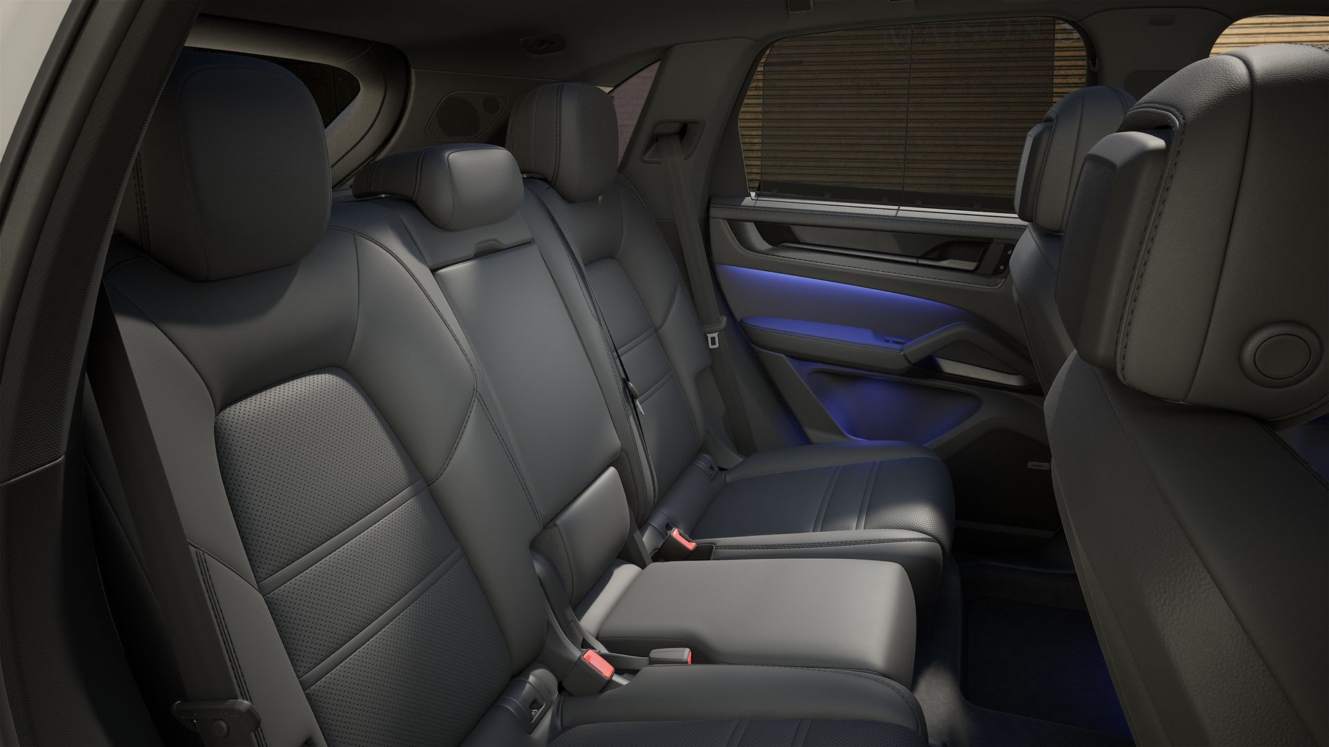 Interior view of Cayenne E-Hybrid Black Edition