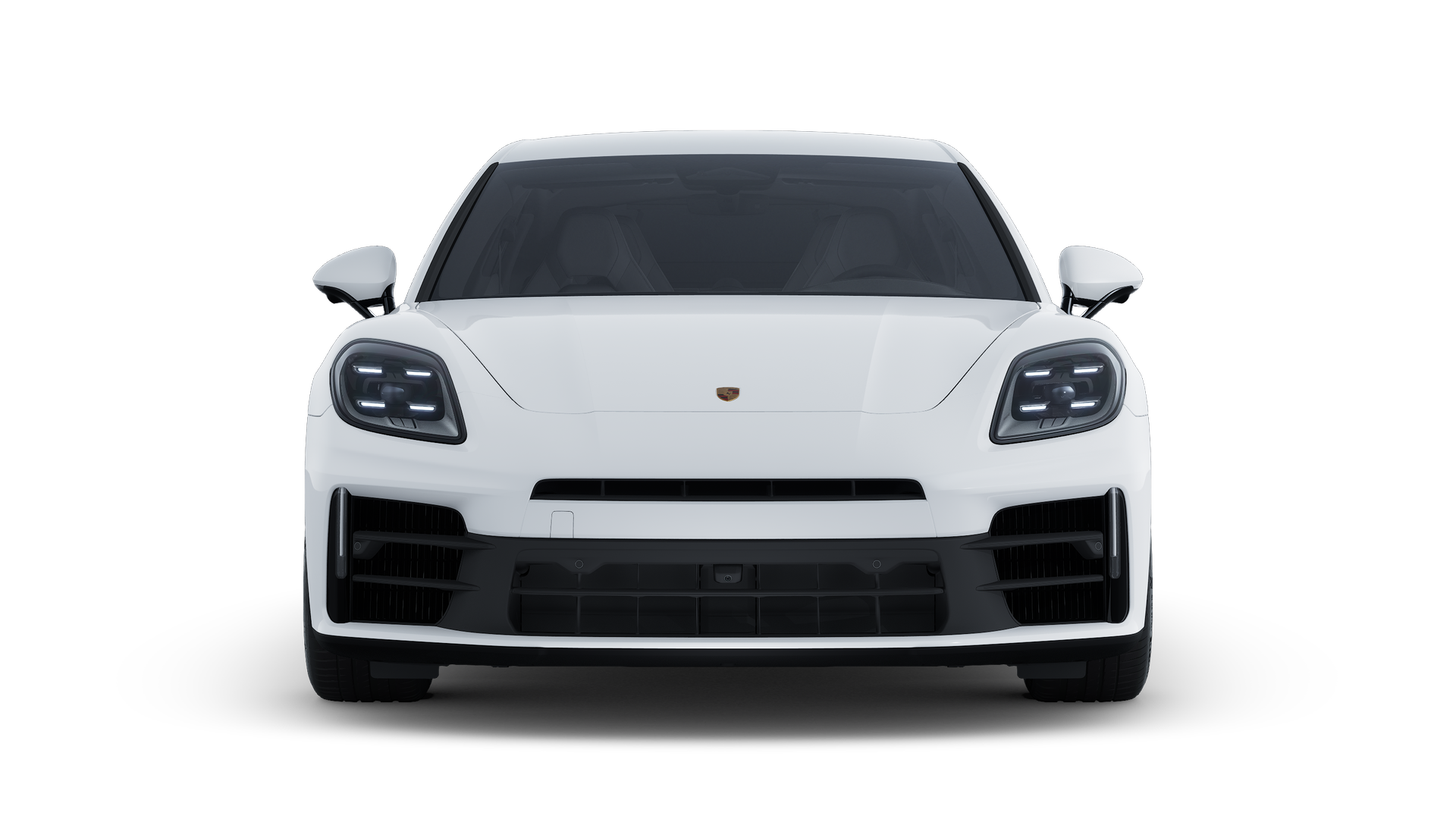 Exterior view of Panamera 4 E-Hybrid showing the front of the car