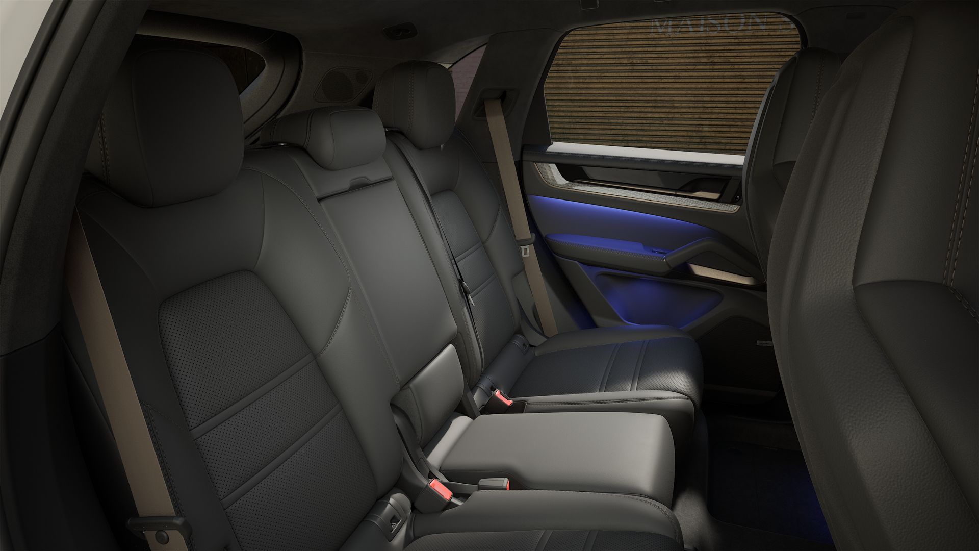 Vue intérieure du Cayenne Turbo E-Hybrid