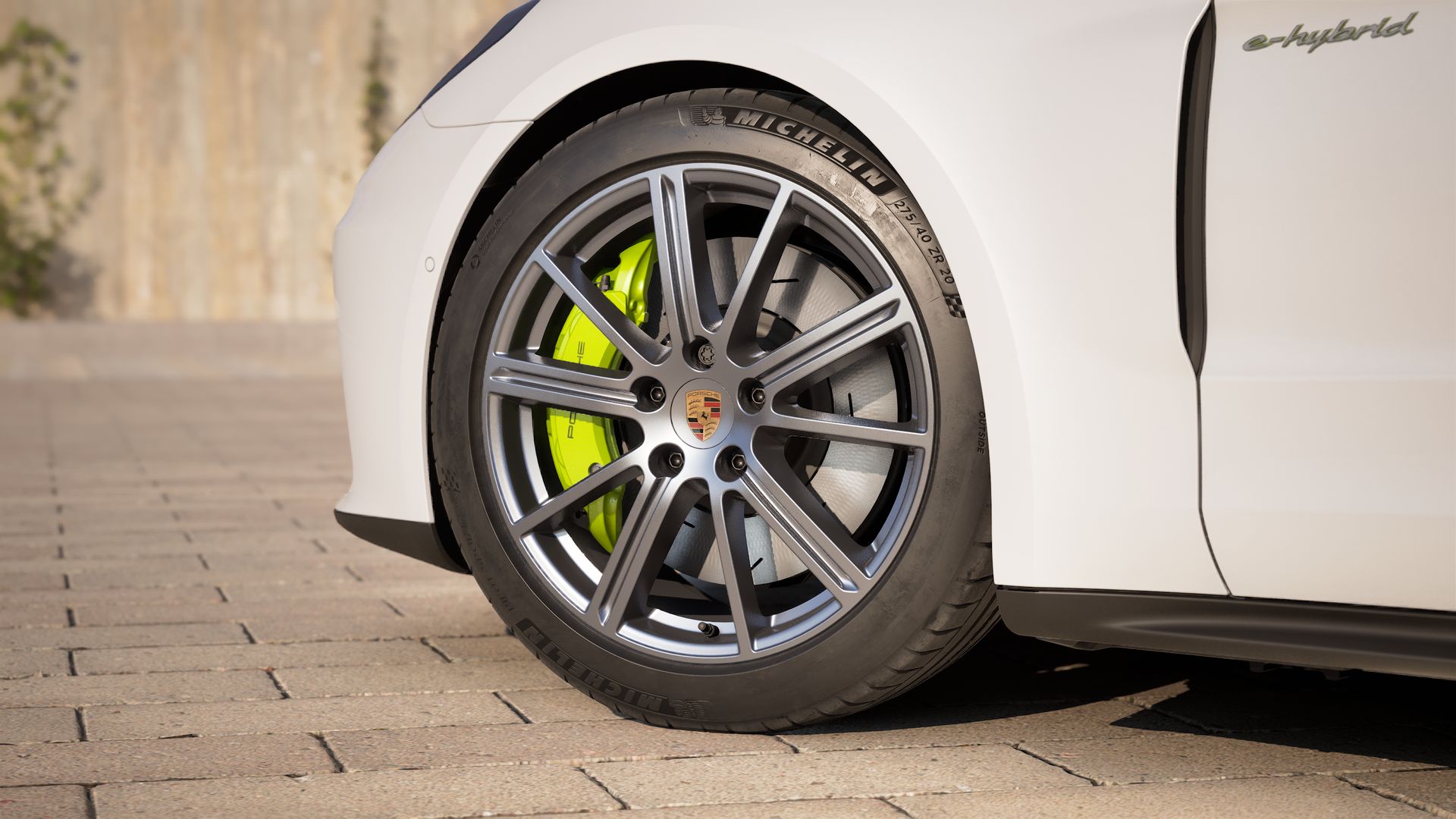 Vista exterior de su Panamera 4 E-Hybrid