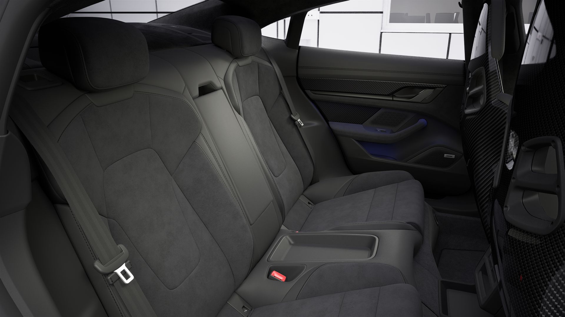 Interior view of Taycan Turbo GT