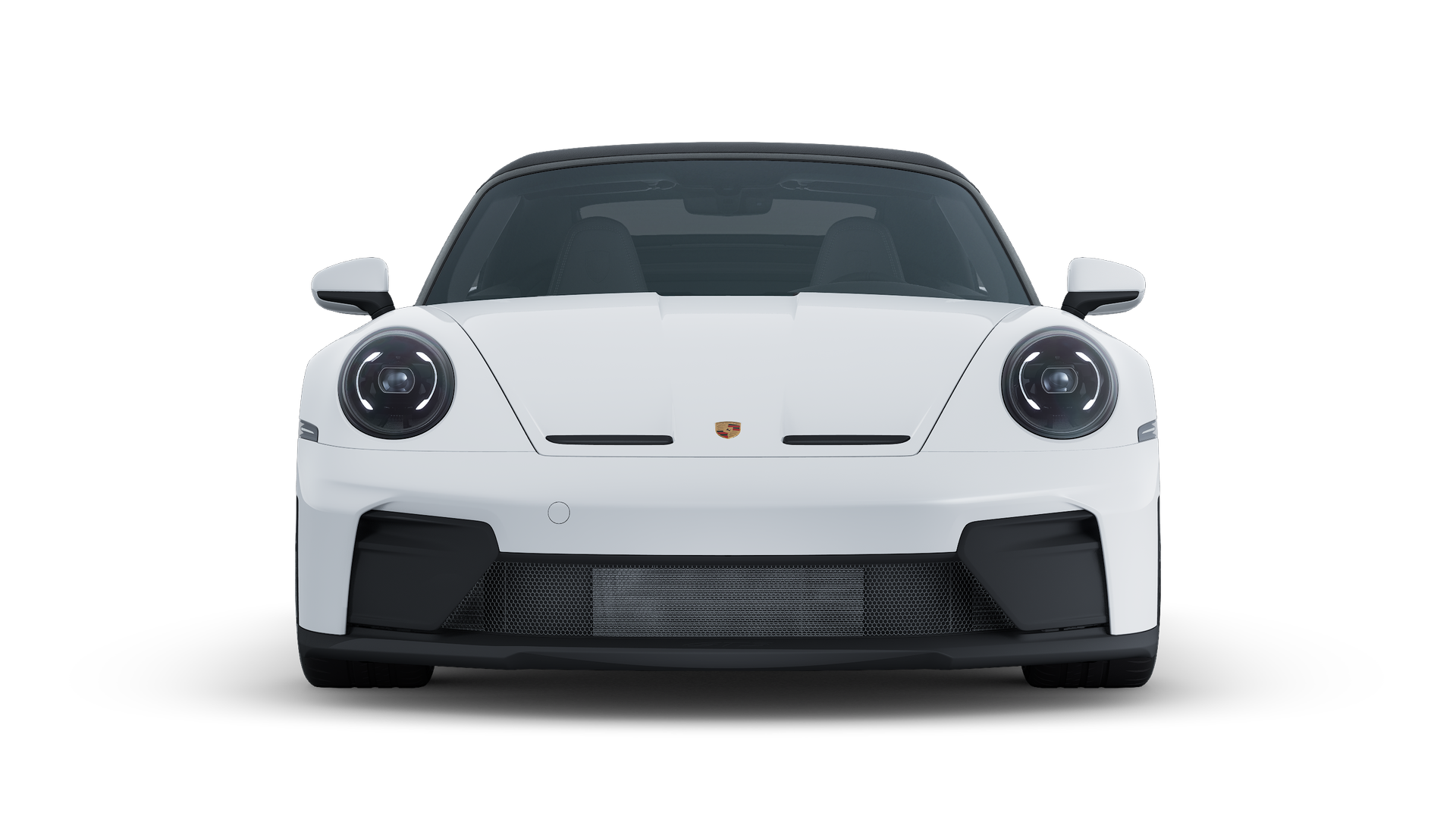 Pohled zvenčí na 911 GT3 S/C zobrazující přední část vozu