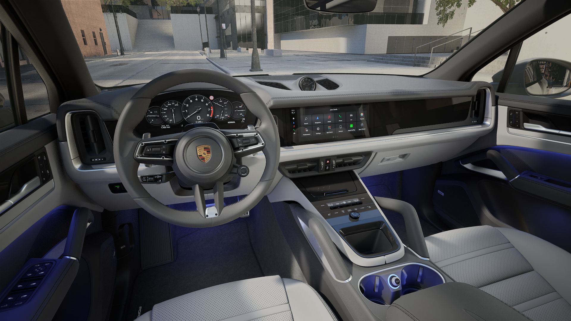 V1 návrh: Inspirace od Porsche Exclusive Manufaktur. - interior