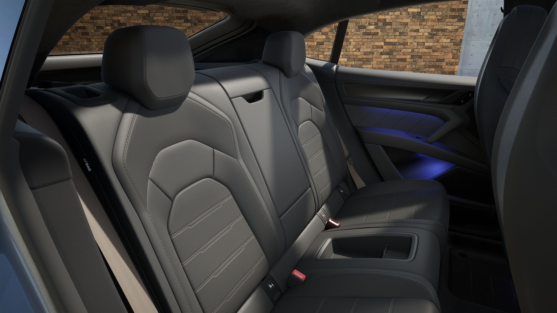 Innenansicht des Cayenne Turbo Coupé Electric