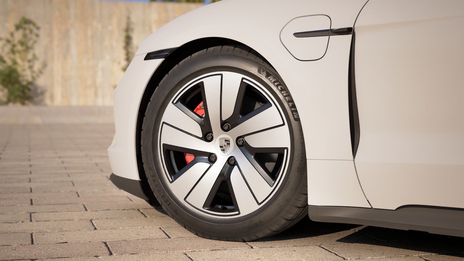 Außenansicht des Taycan 4S Sport Turismo