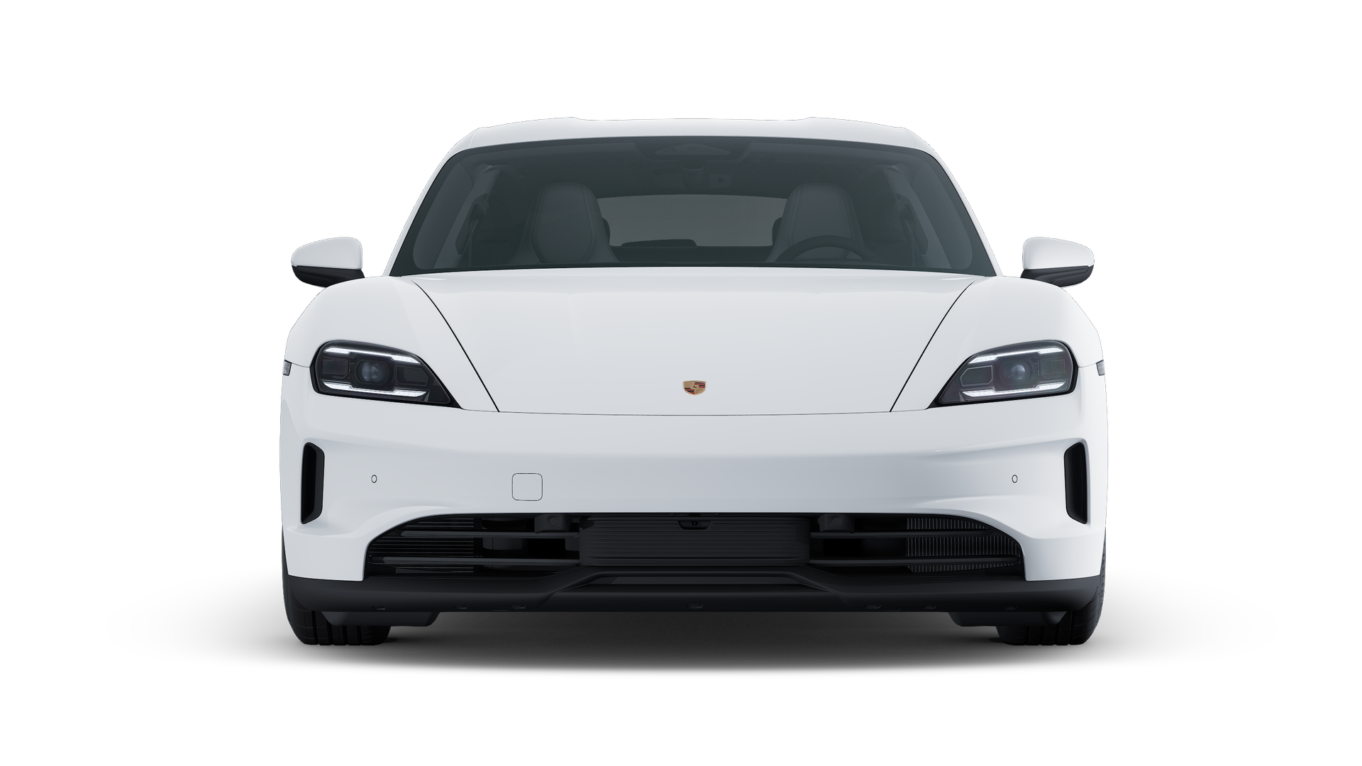 Eksteriørbillede af Taycan 4S Sport Turismo der viser fronten af bilen
