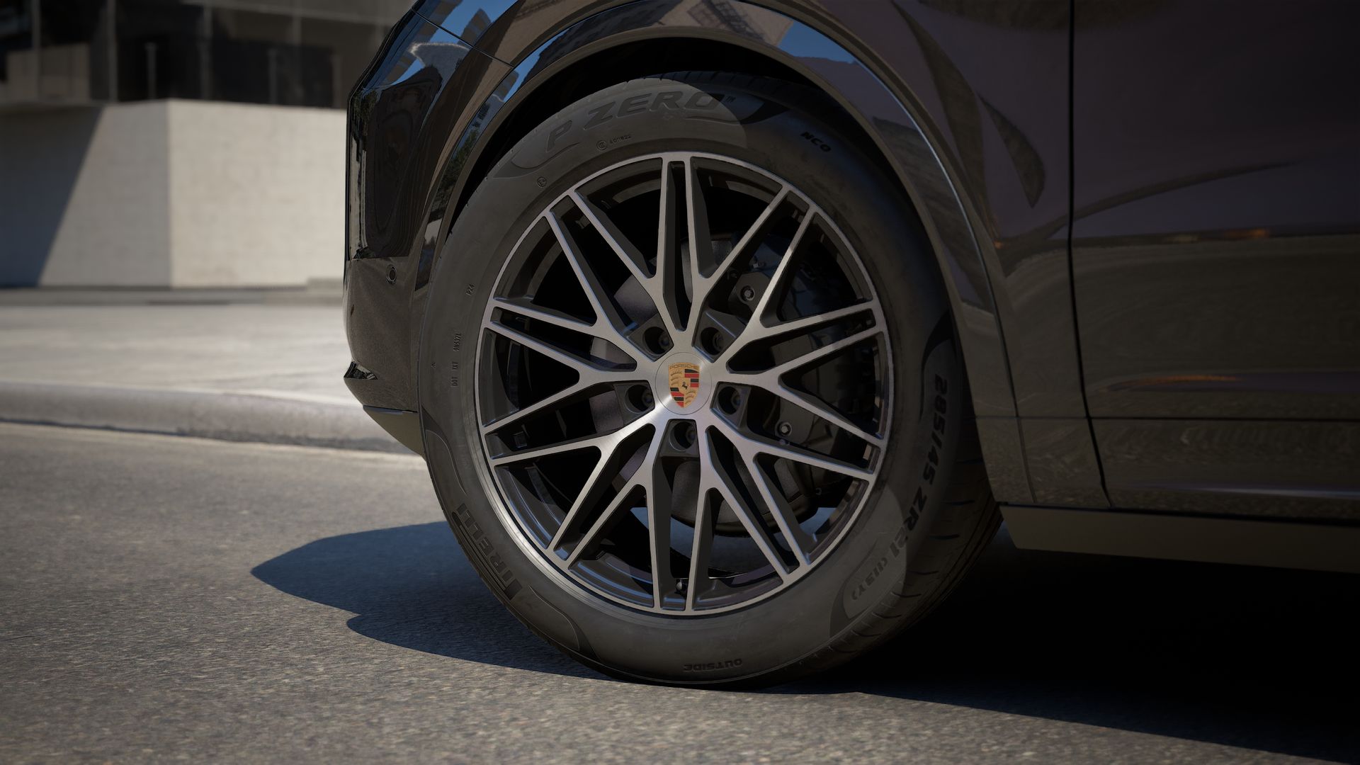 Vista exterior de su Cayenne Black Edition