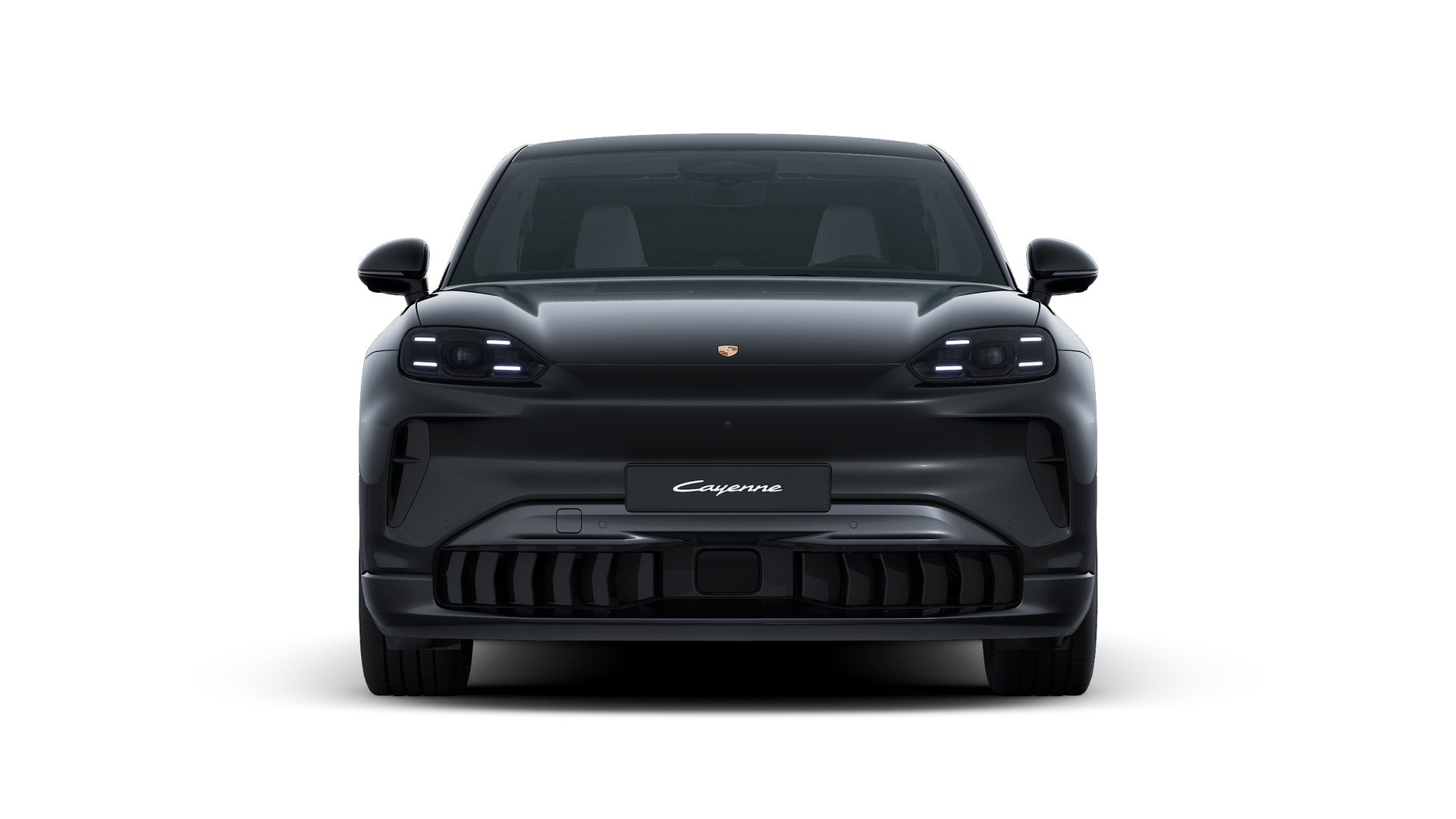 Cayenne Coupé Electric välisvaade, auto esiosa