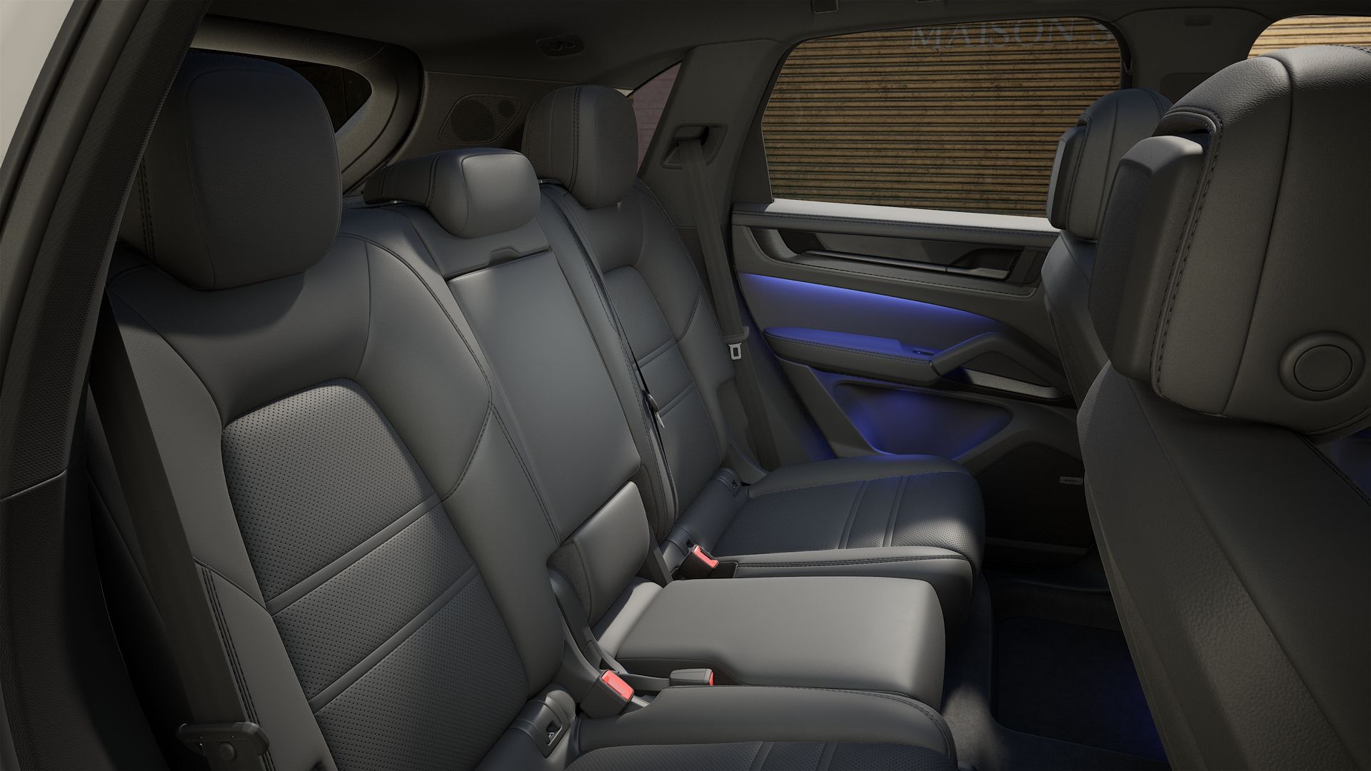Interior view of Cayenne S E-Hybrid Black Edition