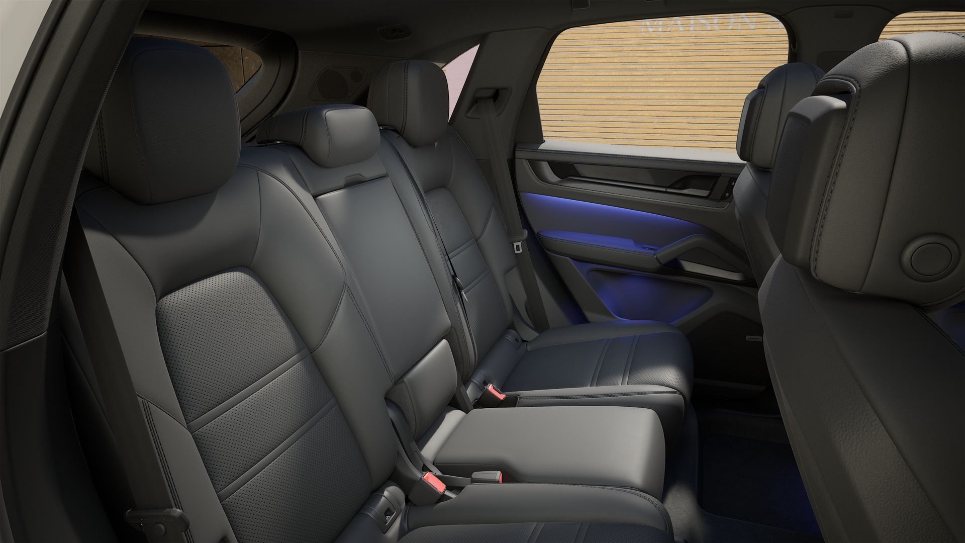 Vue intérieure du Cayenne S E-Hybrid Black Edition