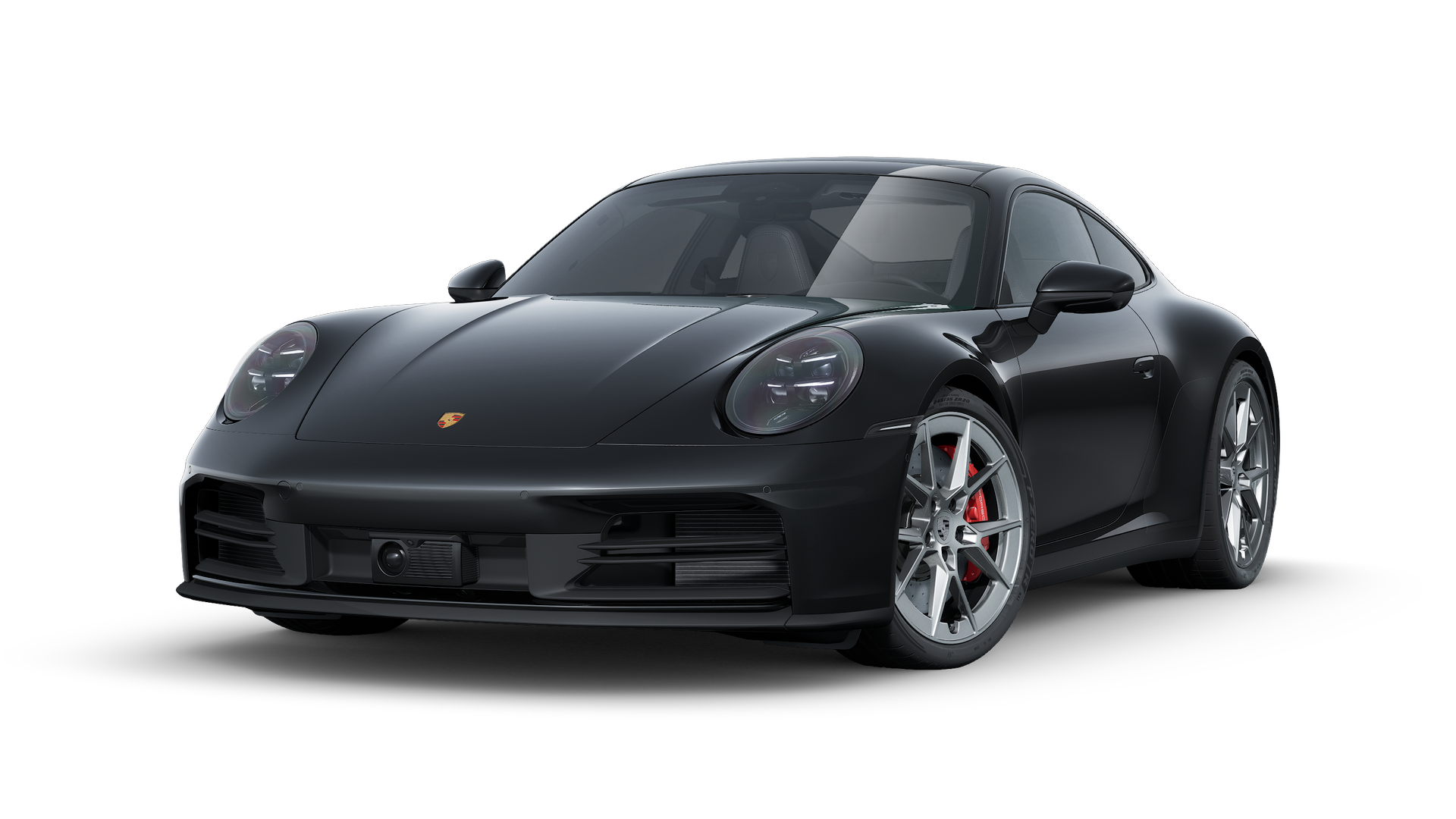 Exterior view of 911 Carrera S showing the front and left side of the car