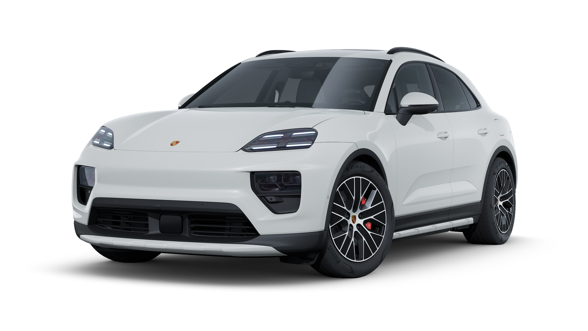 Exterior view of Macan 4S showing the front and left side of the car