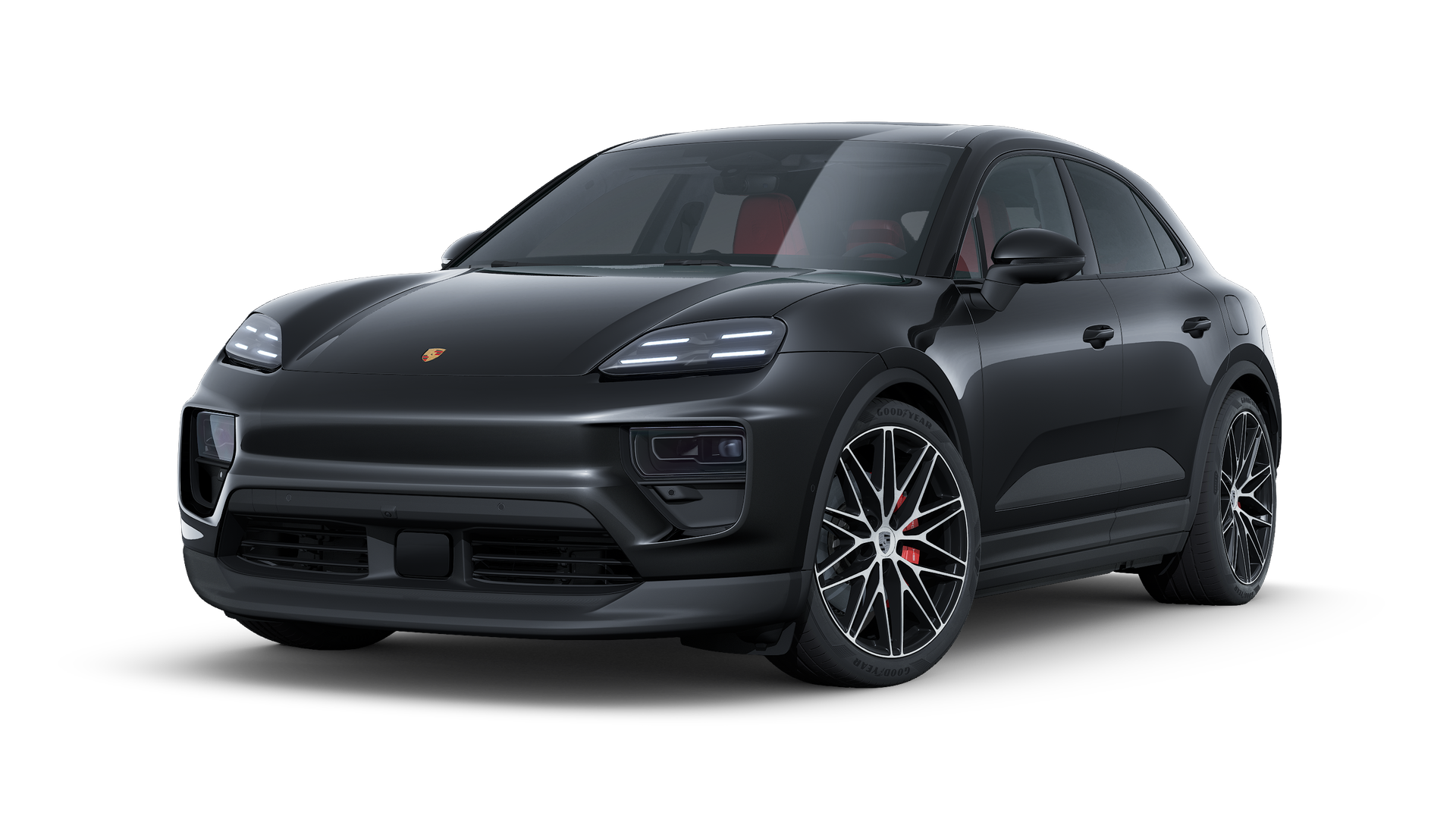 Exterior view of Macan 4S showing the front and left side of the car