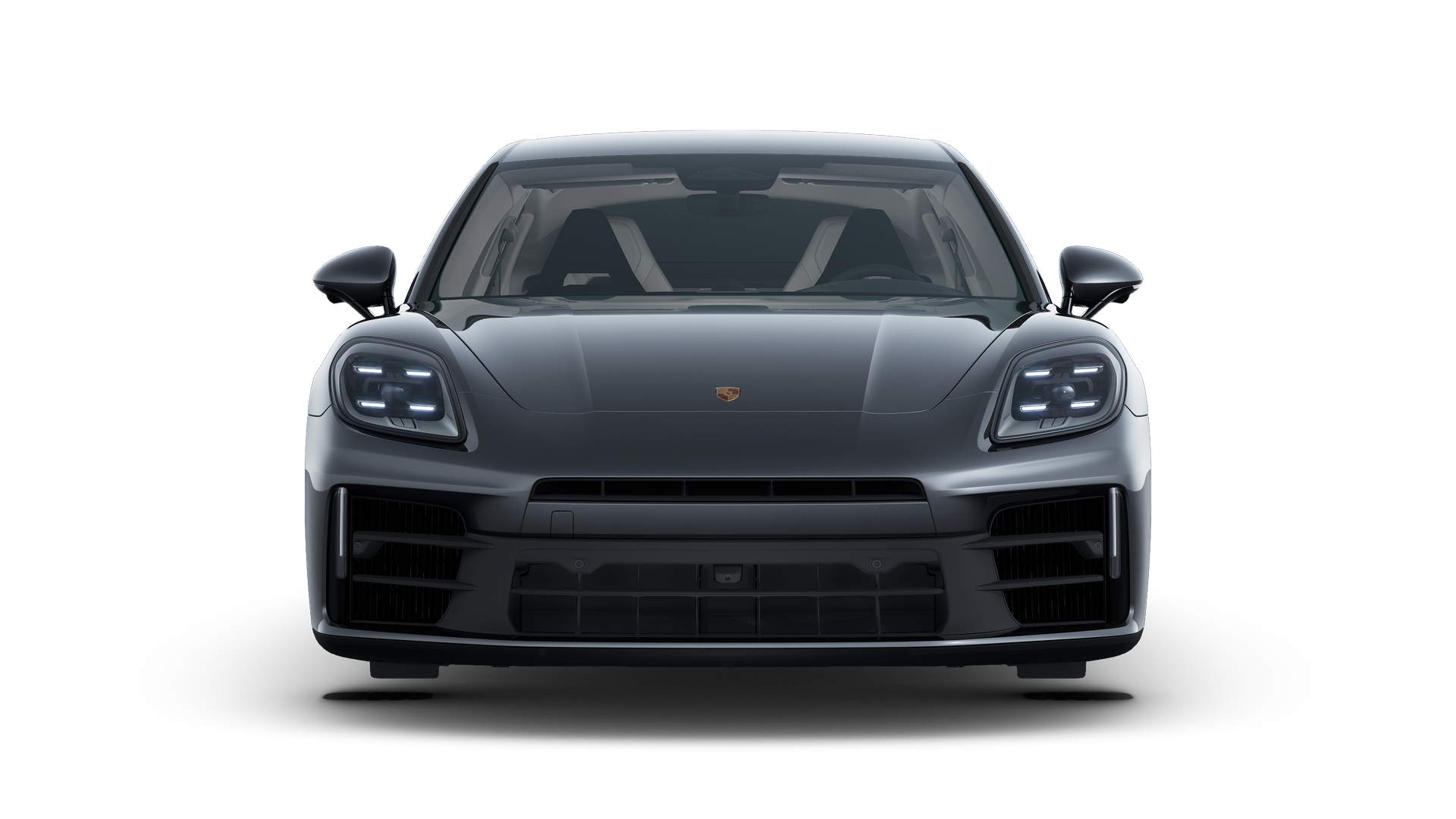 Exterior view of Panamera 4S E-Hybrid showing the front of the car