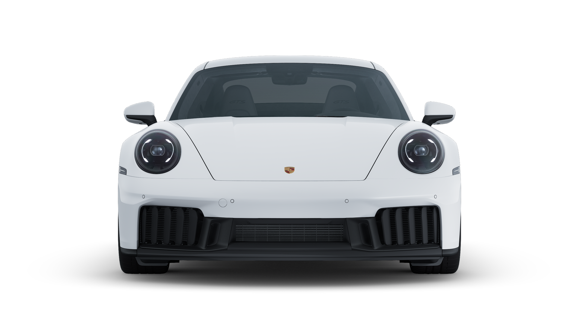 911 Carrera GTS ის გარე ხედი, რომელიც აჩვენებს მანქანის წინა მხარეს