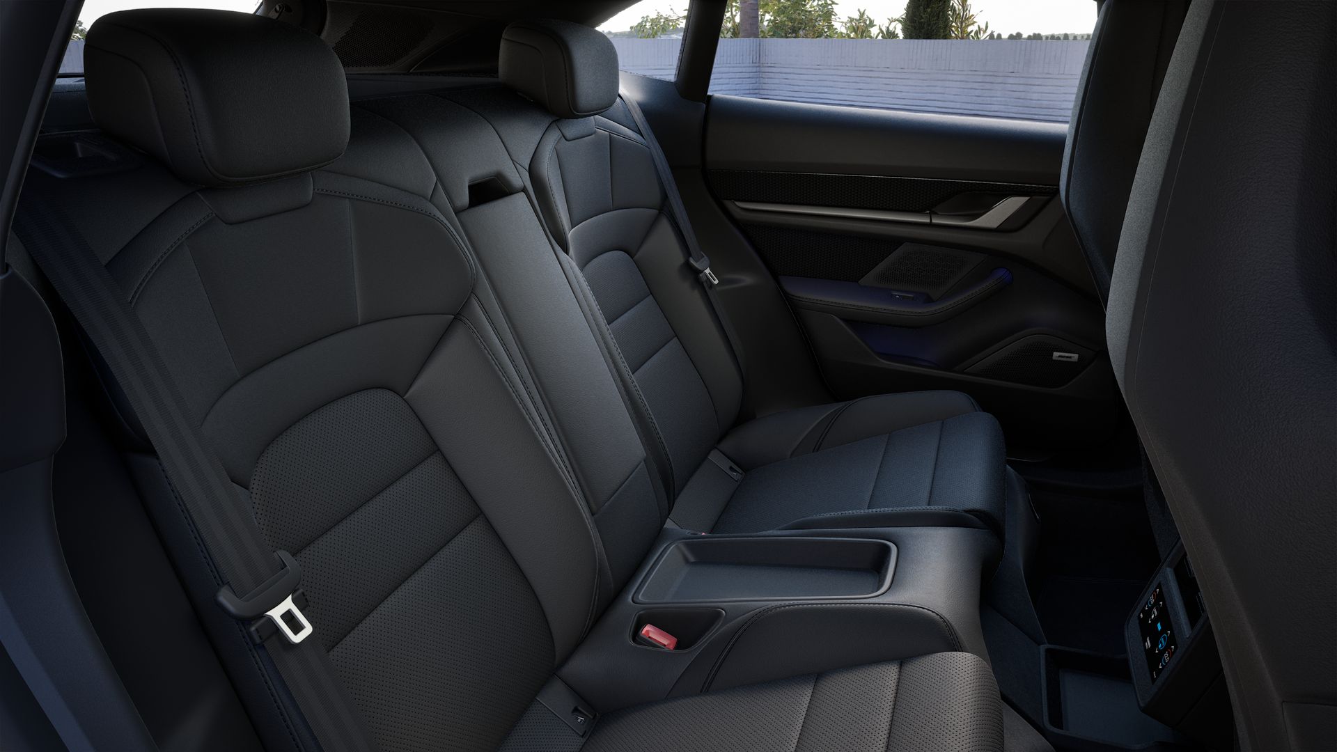 Vista interior de su Taycan 4S Cross Turismo