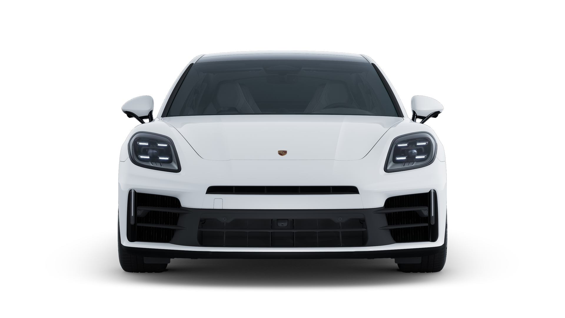 Exterior view of Panamera 4 E-Hybrid showing the front of the car