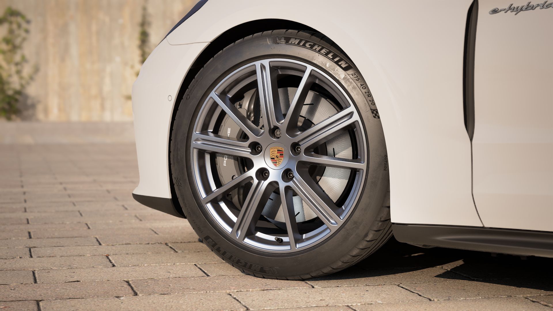 מבט חיצוני של Panamera 4 E-Hybrid