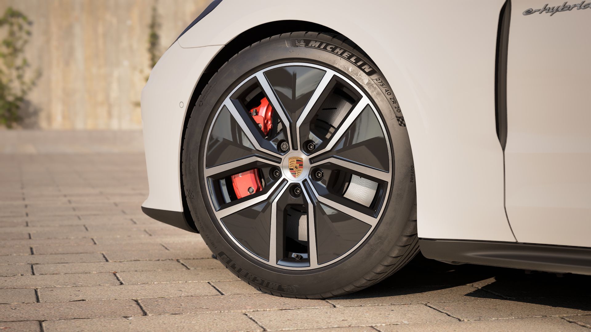 מבט חיצוני של Panamera 4S E-Hybrid