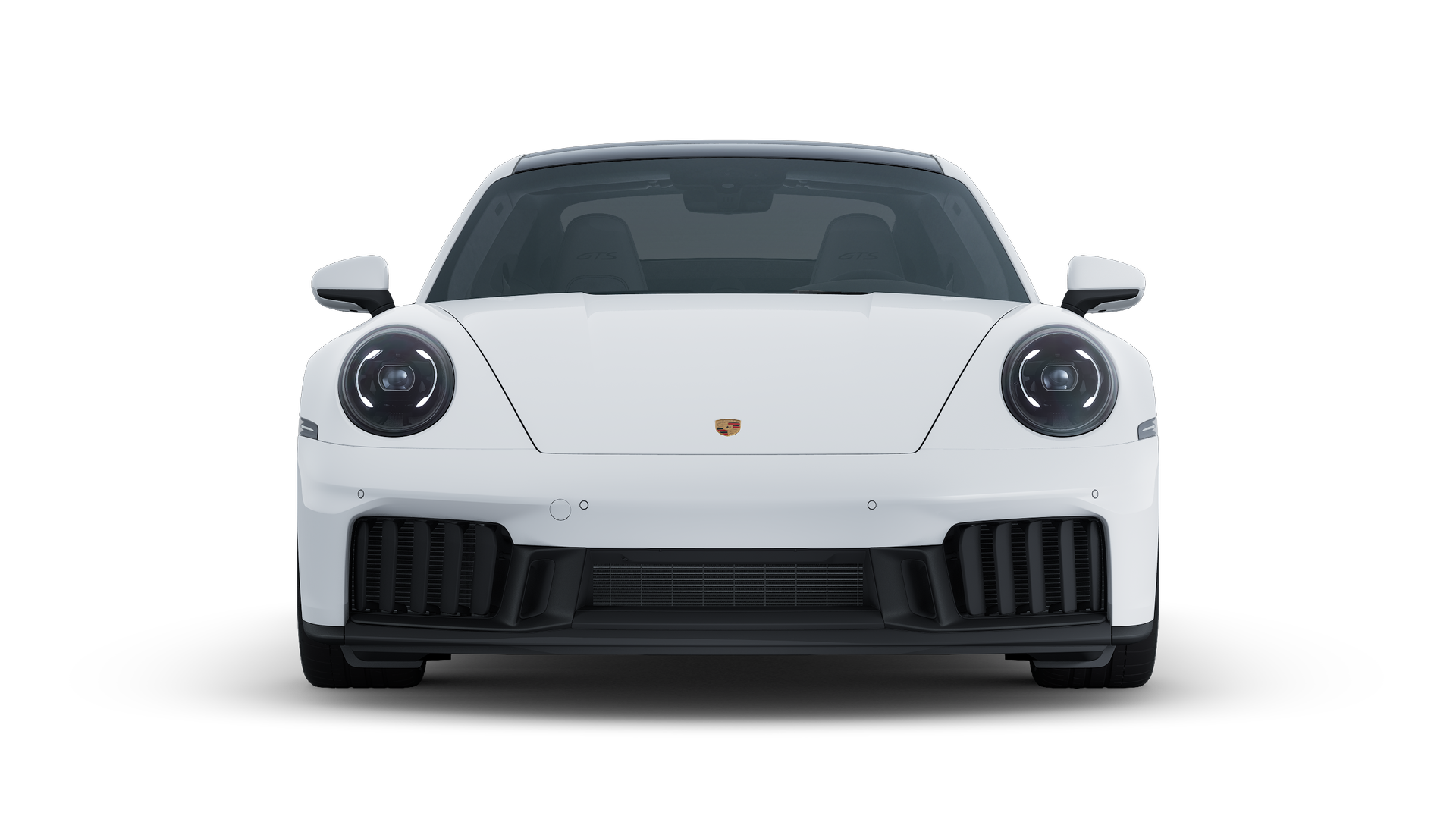 Exterior view of 911 Carrera 4 GTS showing the front of the car