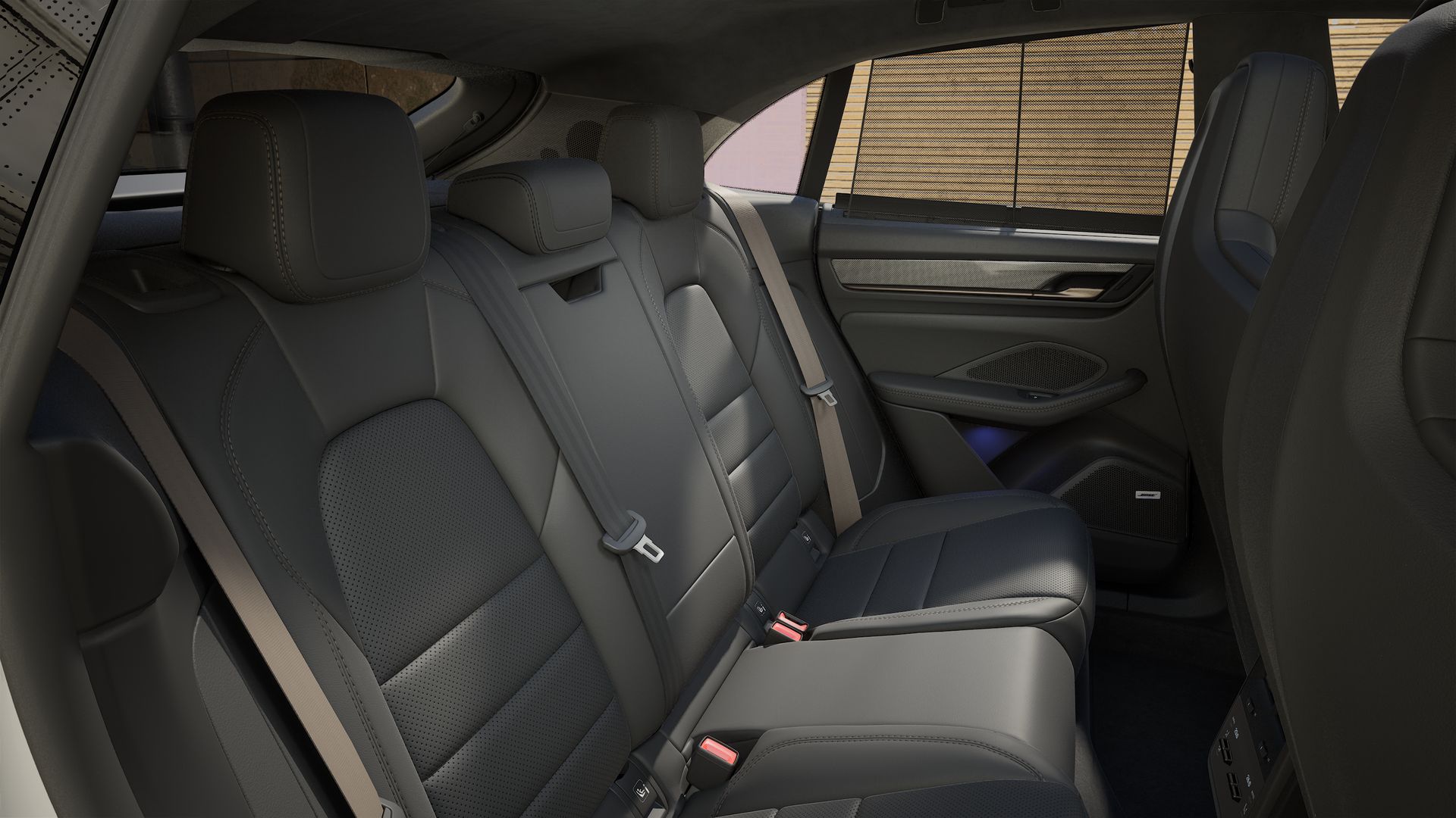 Interior view of Macan Turbo