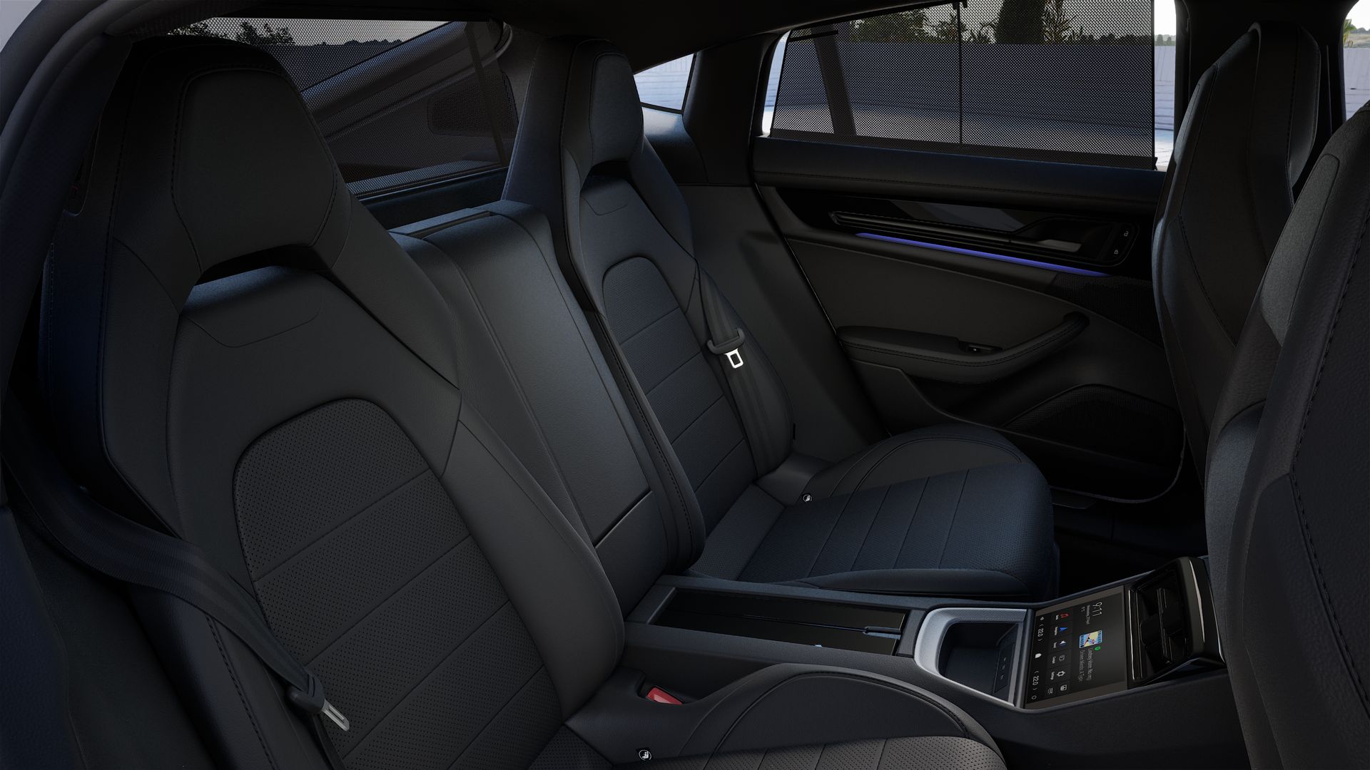 Interior view of Panamera 4