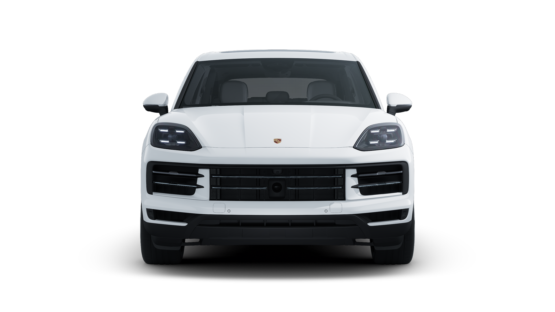 Cayenne E-Hybrid의 익스테리어 전면 뷰