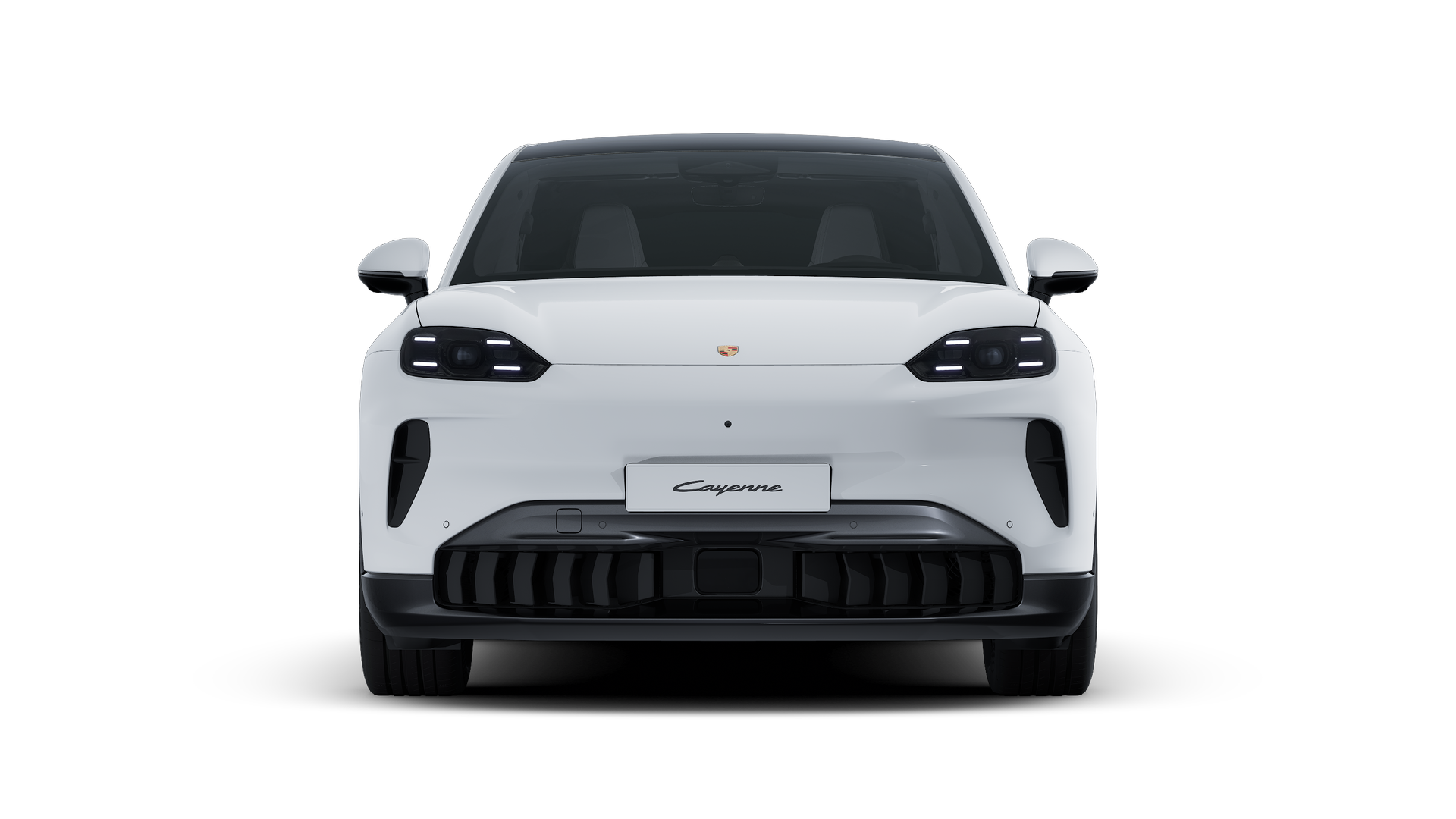Cayenne Coupé Electric의 익스테리어 전면 뷰