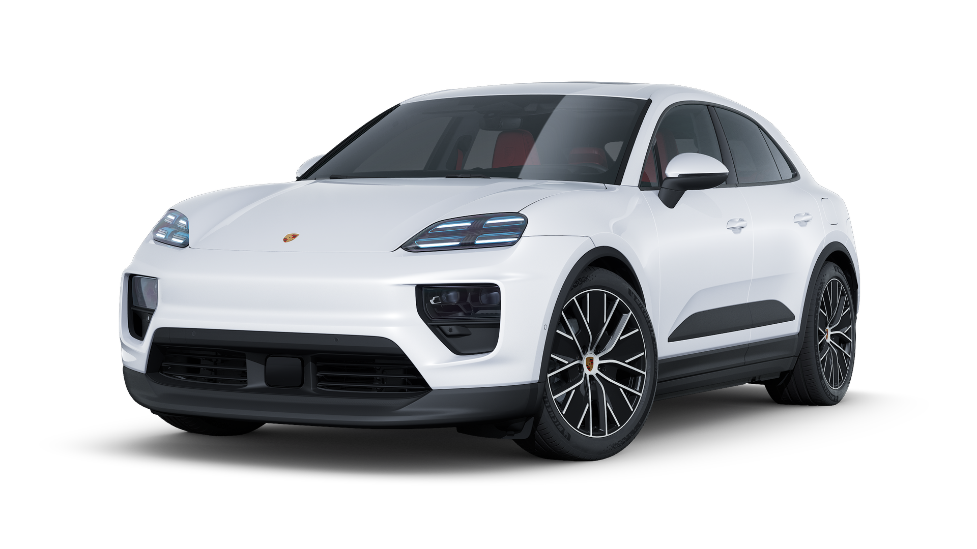 Macan 4의 익스테리어 전면 및 좌측면 뷰