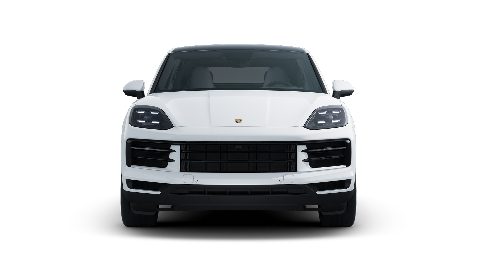 Exterior view of Cayenne S E-Hybrid Coupé showing the front of the car