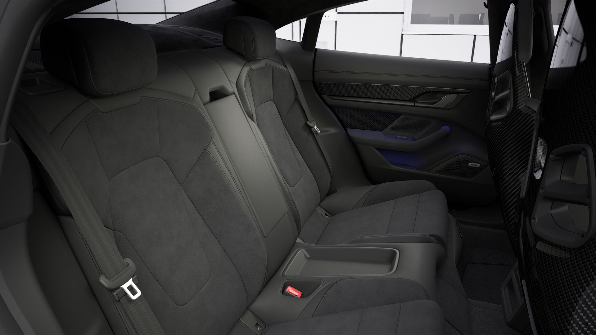 Interior view of Taycan Turbo GT