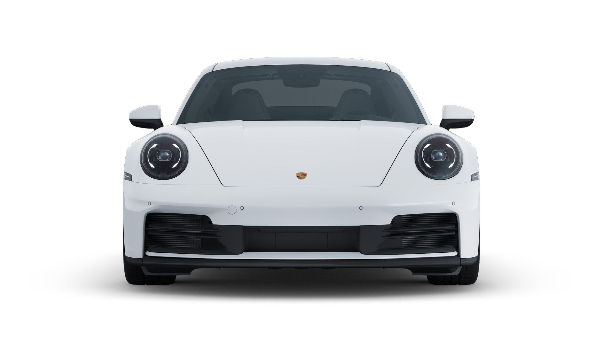 Exterior view of 911 Carrera S showing the front of the car