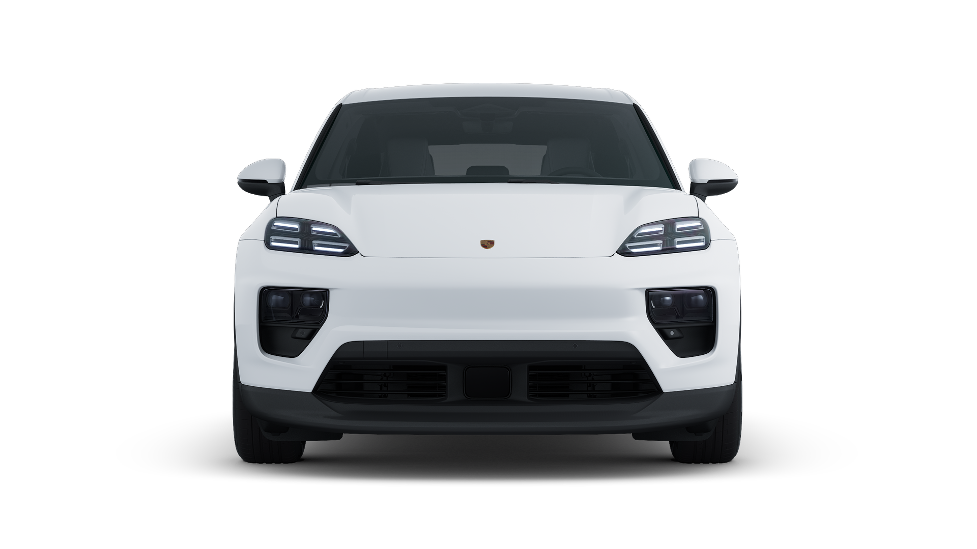 Exterior view of Macan 4S showing the front of the car