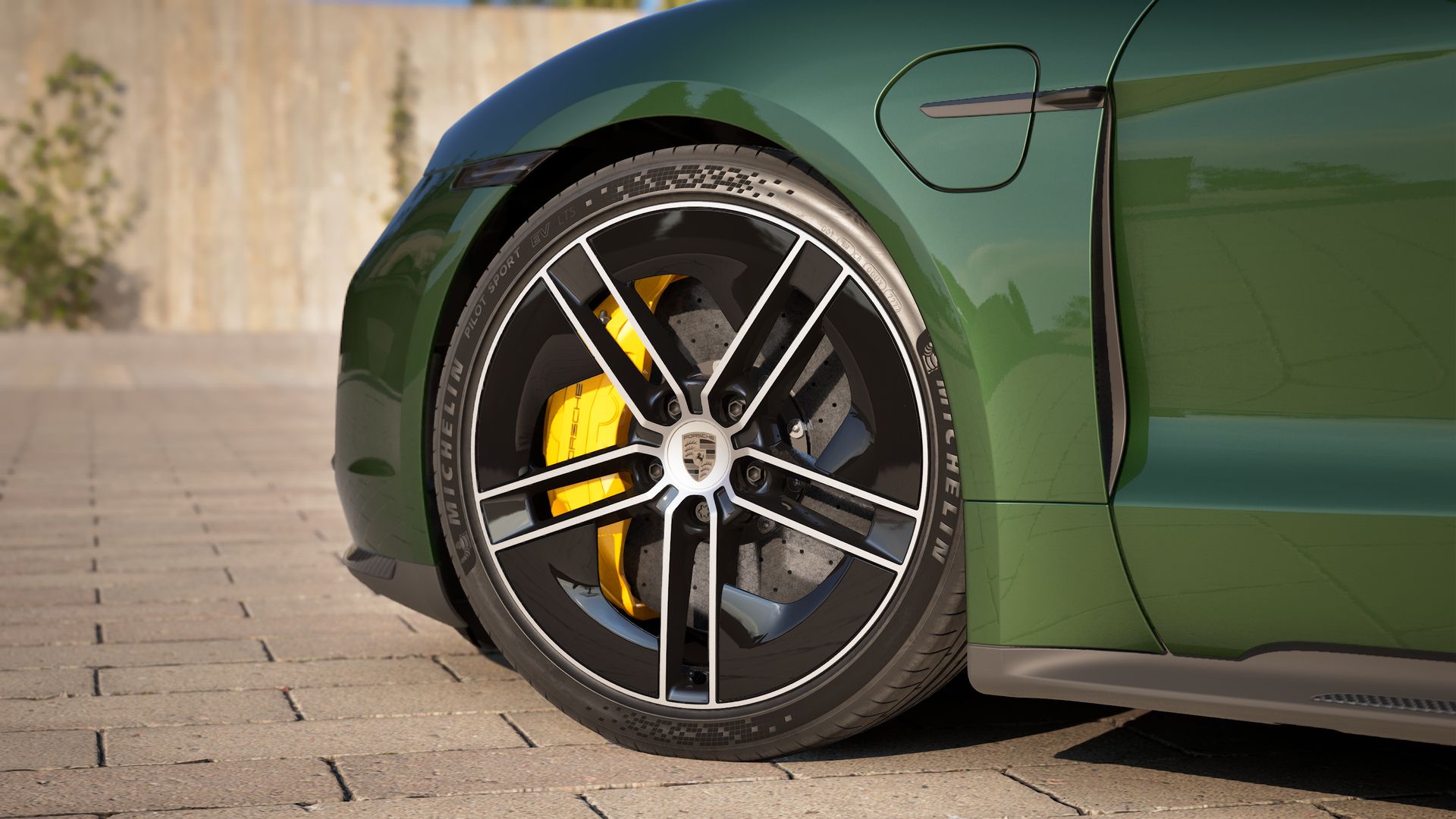 Išorės peržiūra Taycan Turbo S