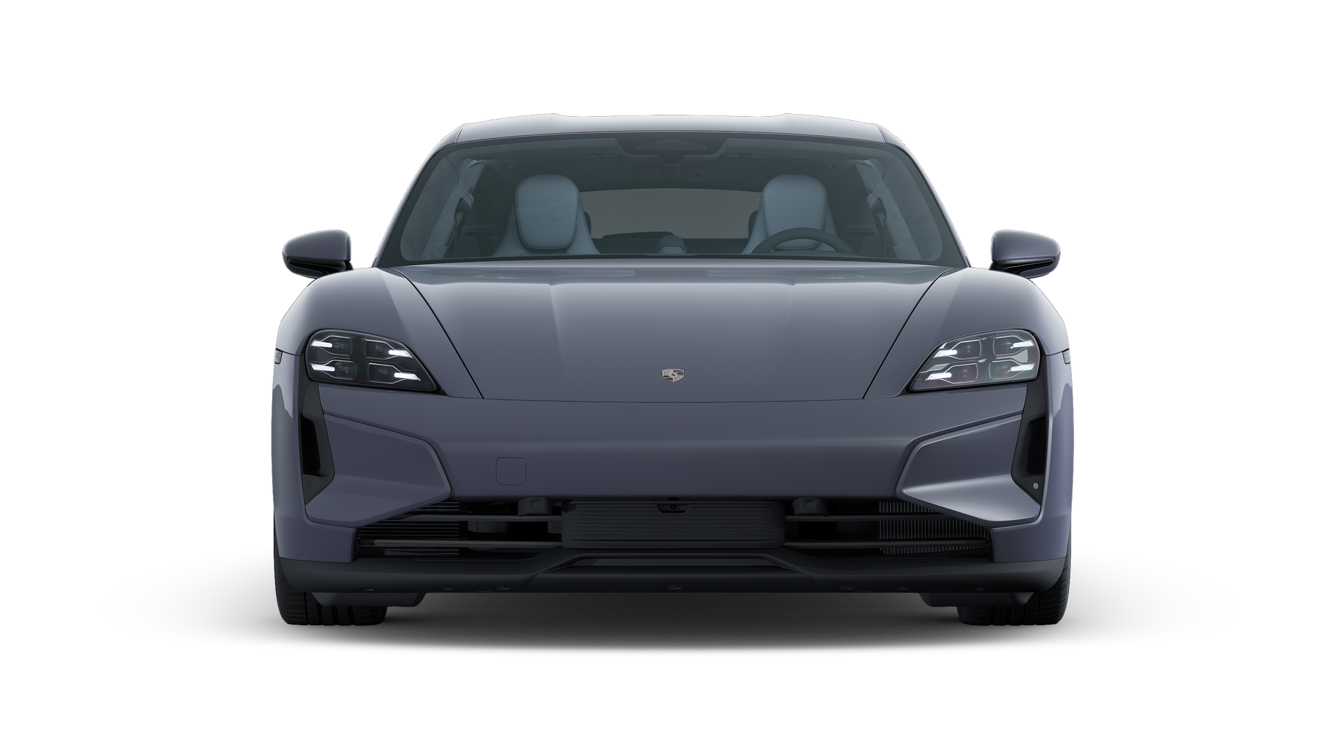 Išorinis Taycan Turbo Sport Turismo vaizdas, rodantis automobilio priekį