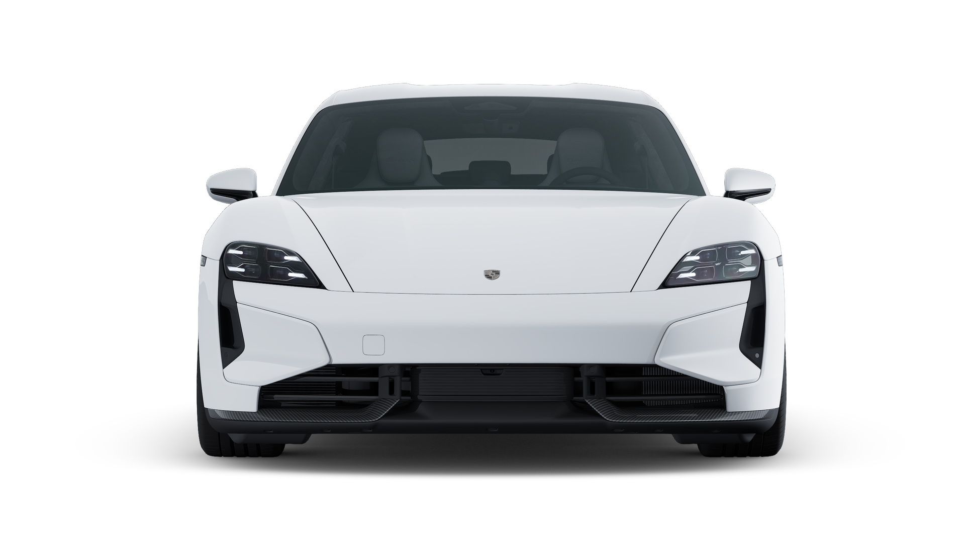 Išorinis Taycan Turbo S Sport Turismo vaizdas, rodantis automobilio priekį