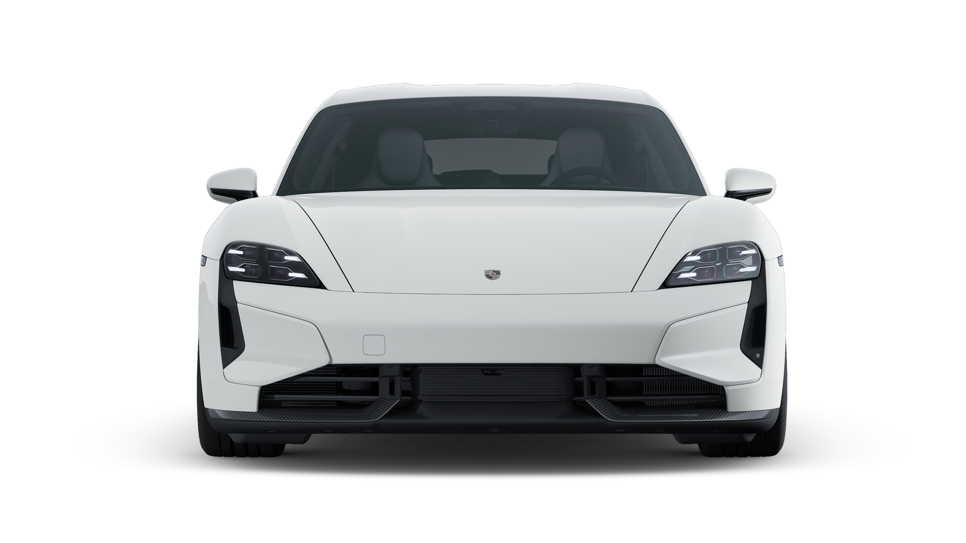 Išorinis Taycan Turbo S Sport Turismo vaizdas, rodantis automobilio priekį