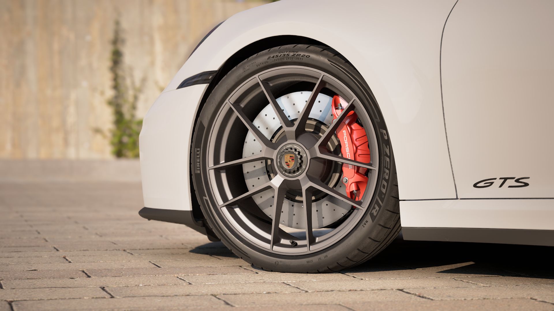 Vue extérieure du 911 Carrera GTS.