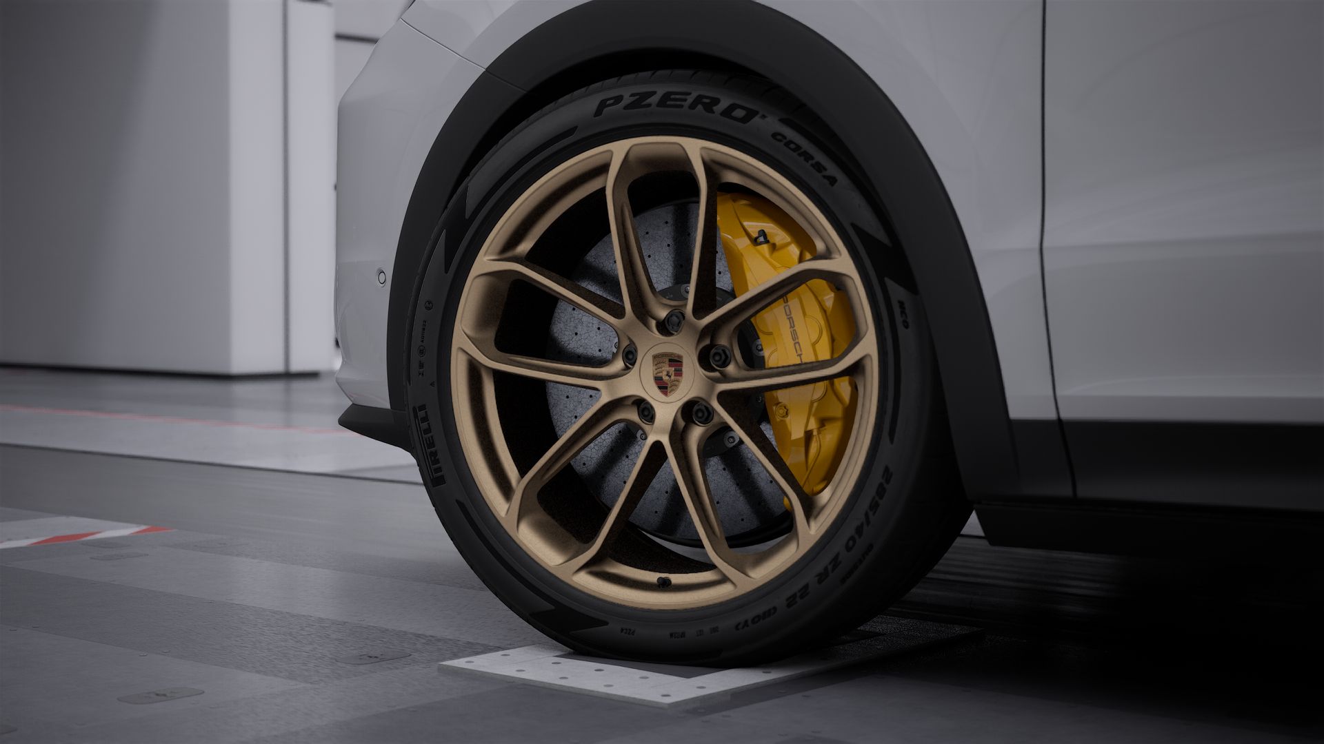 Vue extérieure du Cayenne Turbo GT.