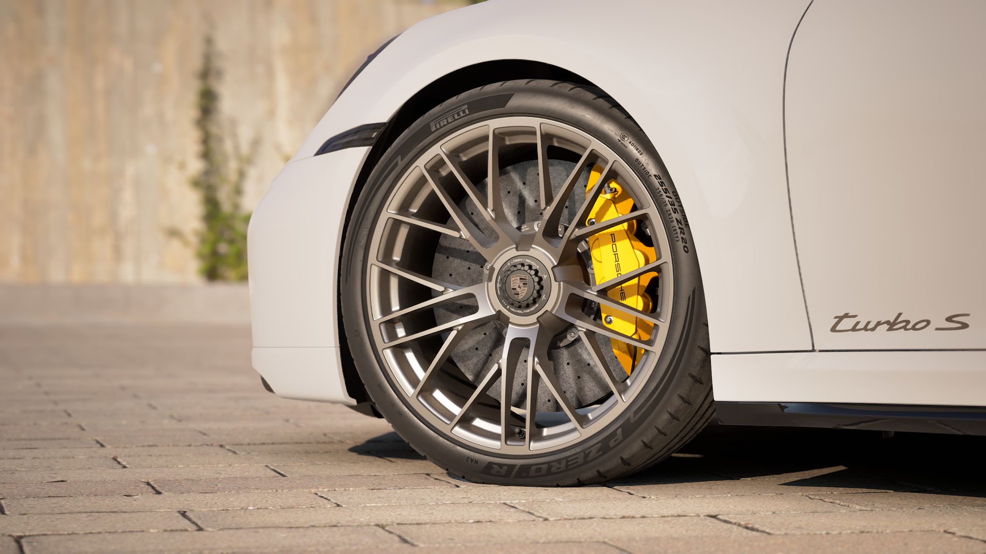 Надворешен поглед од 911 Turbo S