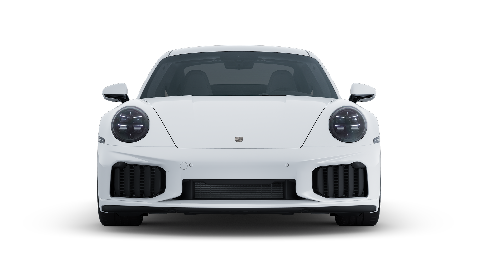 Надворешен поглед на 911 Turbo S кој го прикажува предниот дел на автомобилот