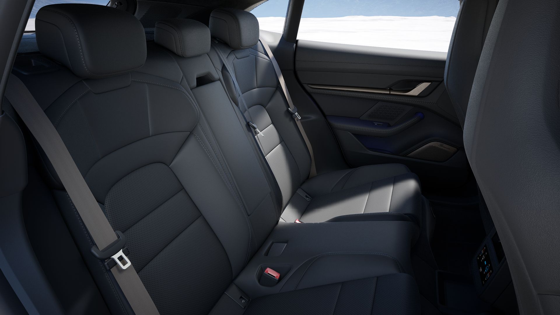 Interior view of Taycan Turbo Cross Turismo