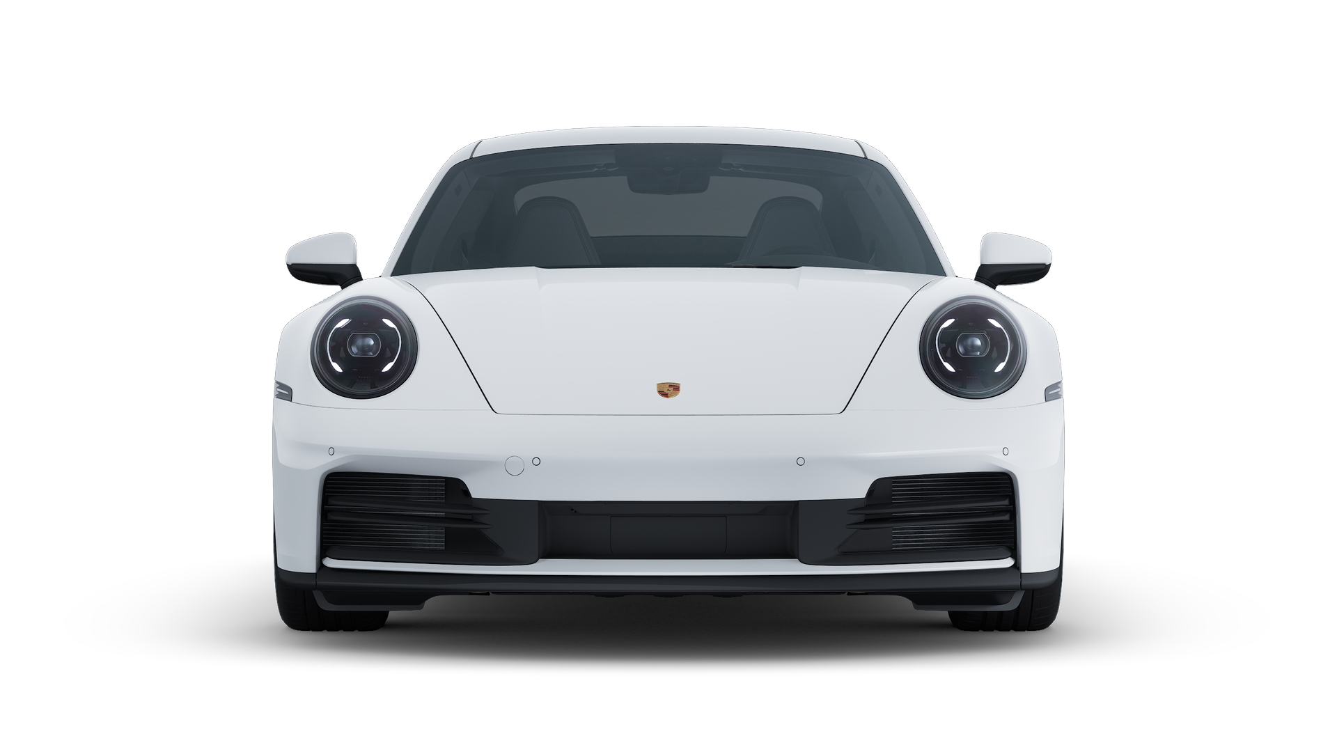 Utvendig visning av 911 Carrera som viser fronten av bilen