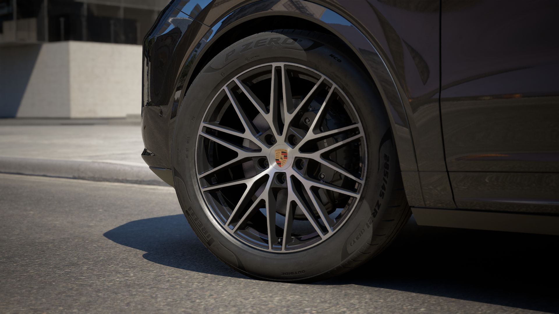 Utvendig sett av Cayenne Black Edition